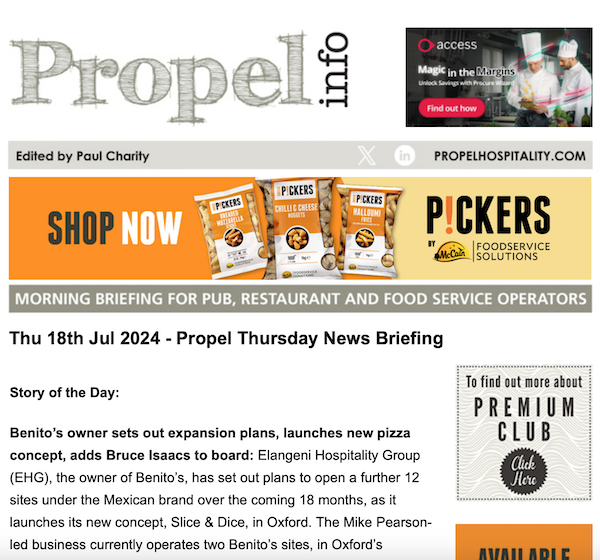 Propel Premium Morning Briefing