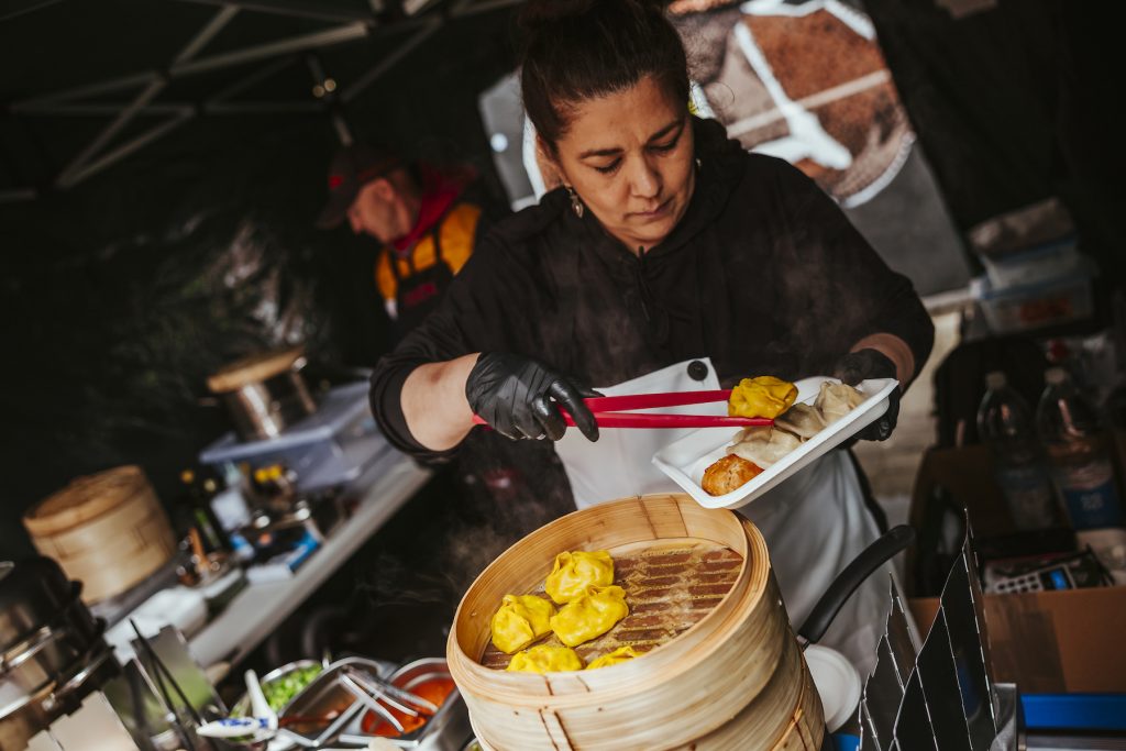 Maral Serving Food