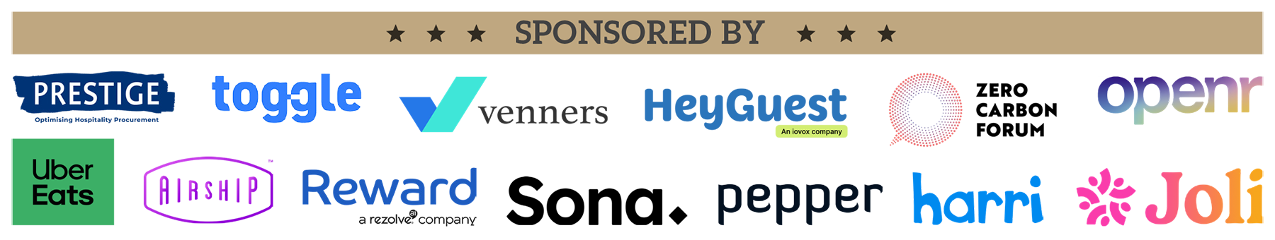 Excellence in Pub and Bar Conference Sponsors 26