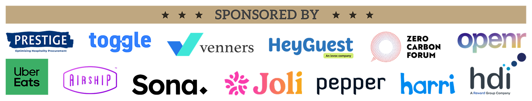 Excellence in Pub & Bar Retailing Conference Sponsors