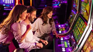 slot machines in casino ~ generic